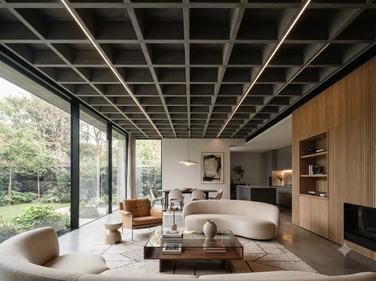 Waffle Cell Ceiling